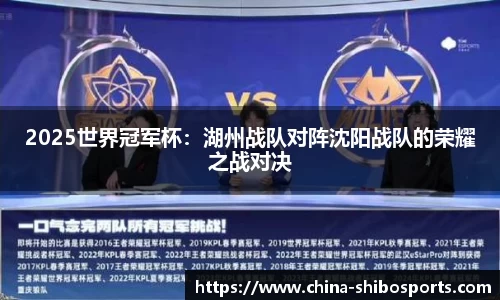2025世界冠军杯:湖州战队对阵沈阳战队的荣耀之战对决